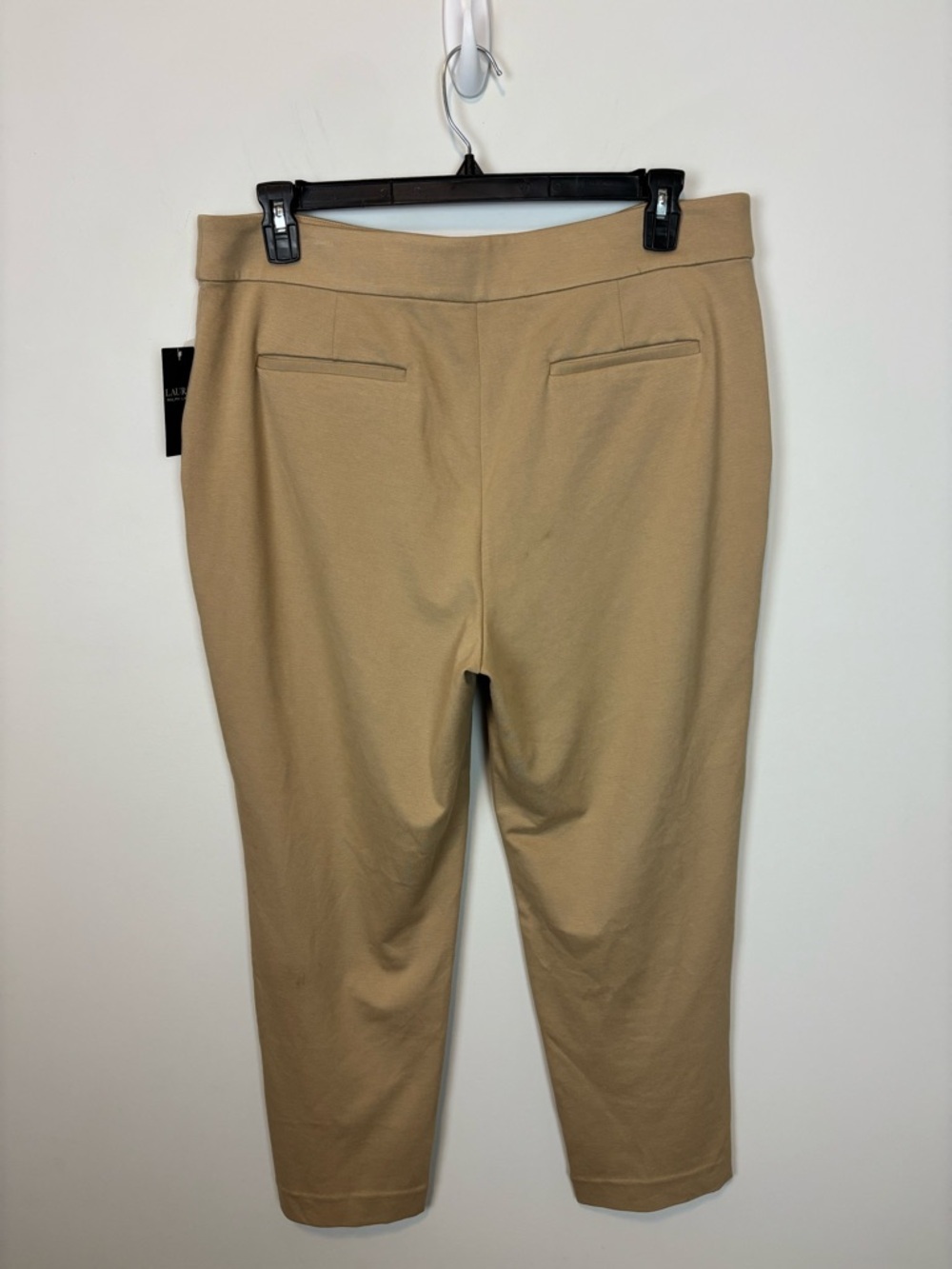 Lauren Ralph Lauren Ponte Ankle Pants in Tan Size XL - Picture 7 of 16